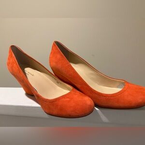 Coral Kate Spade Wedges